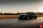 Lexus GS F Gloss Black on Vossen Wheels (HF-3) 2019 года